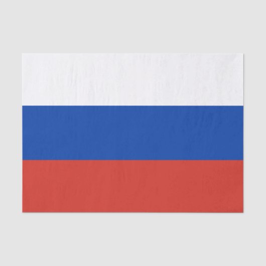 Russische mode decoratie, Russisch vlag tissuepapi Tissuepapier (Voorkant)