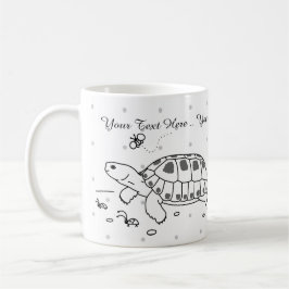 Russische Mok tegen schildpad