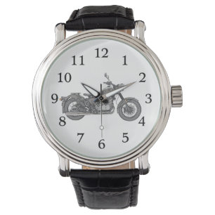 Russische Motorfiets Trekken van de Urale Motorfi Horloge