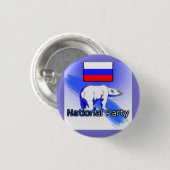 Russische Nationale Partij Logo Ronde Button 3,2 Cm (Voorkant /achterkant)