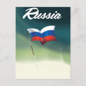 Russische nationale vlag briefkaart (Voorkant)