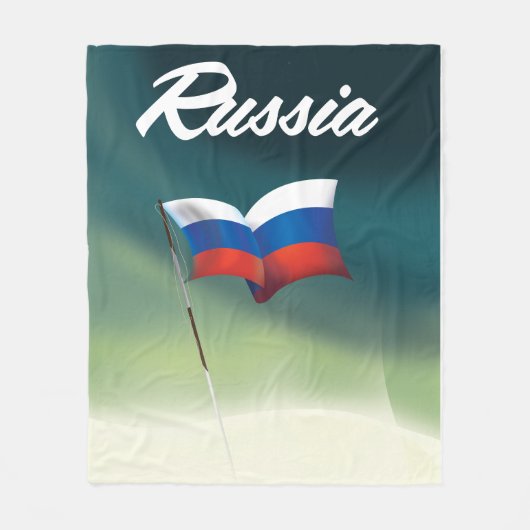 Russische nationale vlag fleece deken (Voorkant)