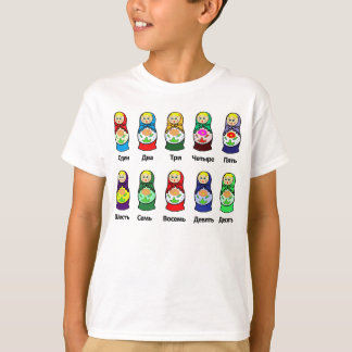 Russische nestdollar (Matryoshka) T-shirt