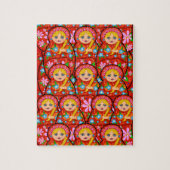 Russische Nesting Doll - Matryoshka Legpuzzel (Verticaal)