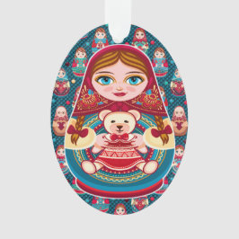 Russische nestpop ornament