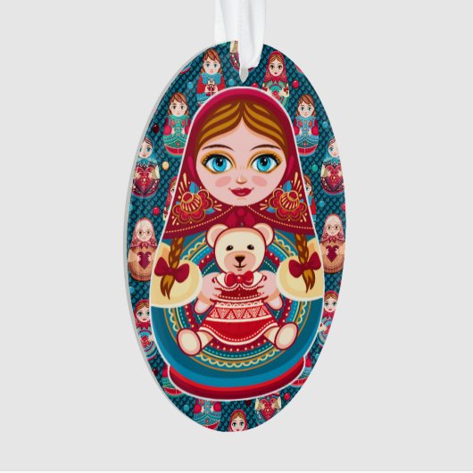 Russische nestpop ornament (voorkant)