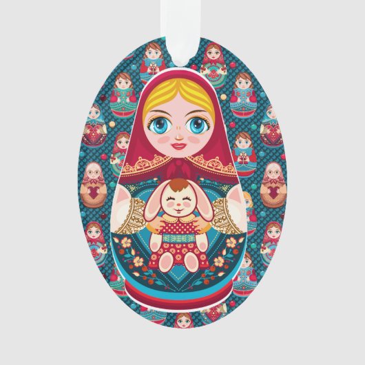 Russische nestpop ornament (voorkant)