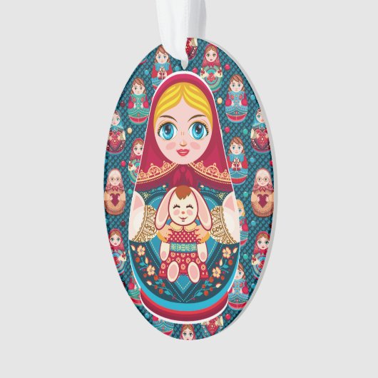 Russische nestpop ornament (voorkant)