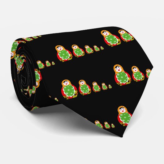 Russische nestpop stropdas (Opgerold)