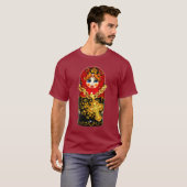 Russische nestpop t-shirt (Voorkant volledig)