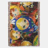 Russische nestpoppen deken (Voorkant Verticaal)