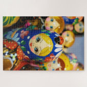 Russische nestpoppen legpuzzel (Horizontaal)