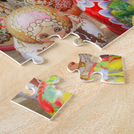 Russische nestpoppen legpuzzel (Zijkant)