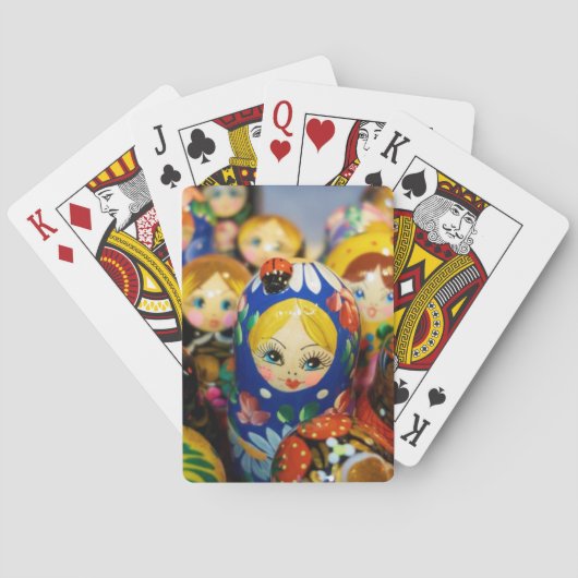 Russische nestpoppen pokerkaarten (Achterkant)