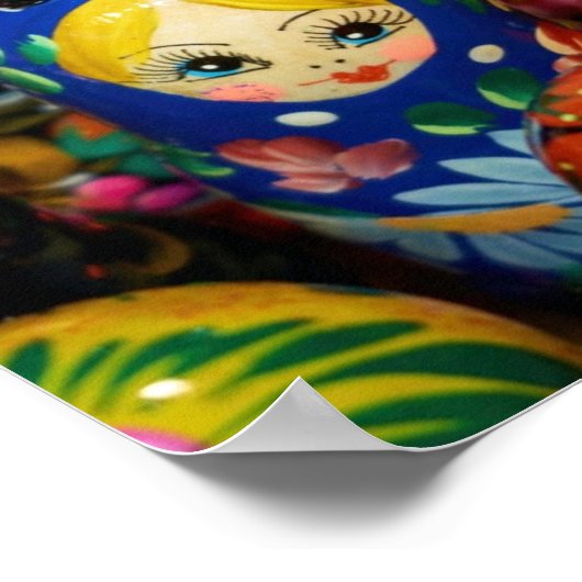 Russische nestpoppen poster (Hoek)