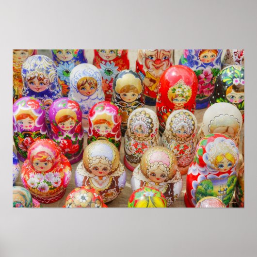 Russische nestpoppen poster (Voorkant)