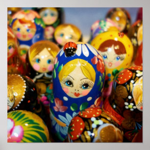 Russische nestpoppen poster