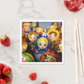 Russische nestpoppen servet (Insitu)