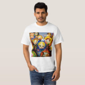 Russische nestpoppen t-shirt (Voorkant volledig)
