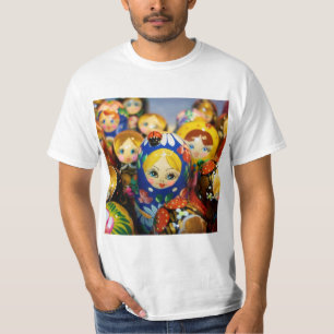 Russische nestpoppen t-shirt