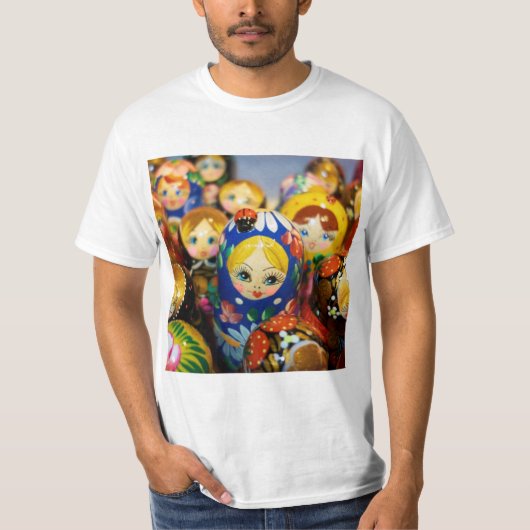 Russische nestpoppen t-shirt (Voorkant)