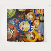 Russische nestpoppen wandkleed (Voorkant (horizontaal))