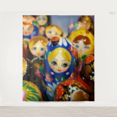 Russische nestpoppen wandkleed (Voorkant)