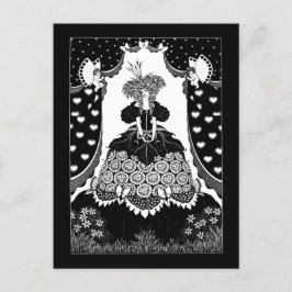 Russische Nieuwe Kunst Koningin en kasten Briefkaart