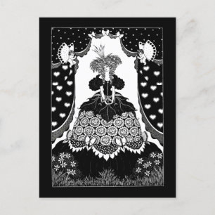 Russische Nieuwe Kunst Koningin en kasten Briefkaart