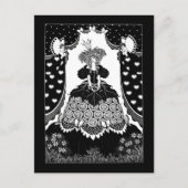  Russische Nieuwe Kunst Koningin en kasten Briefkaart (Voorkant)