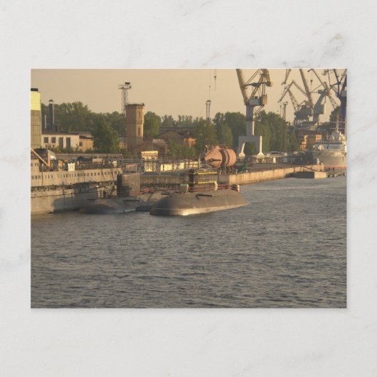 Russische nucleaire onderzeeërs briefkaart (Voorkant)