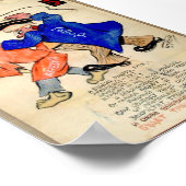  Russische politieke Cartoon Poster (Hoek)