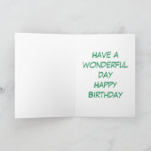 Russische pop blij 1e verjaardag kaart (Binnen)