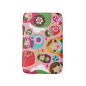 Russische pop-illustratie achtergrond badmat (Voorkant Verticaal)