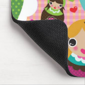 Russische pop-illustratie achtergrond muismat (Hoek)