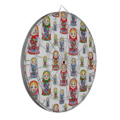 russische poppen dartbord (Voorkant Links)