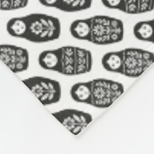 Russische poppen fleece deken