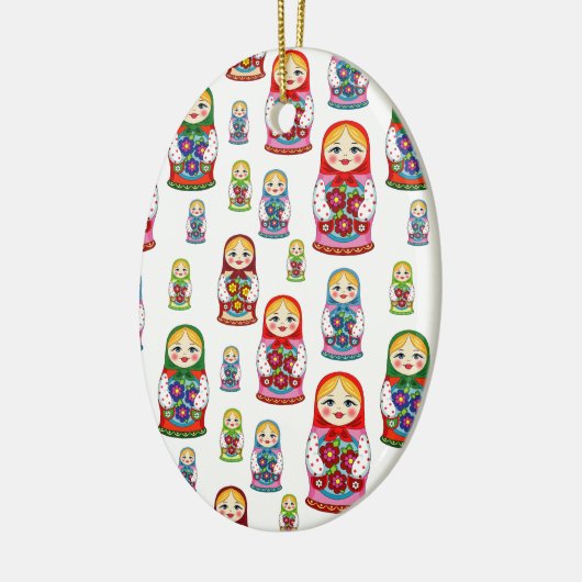 russische poppen keramisch ornament (Links)