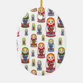 russische poppen keramisch ornament (Voorkant)