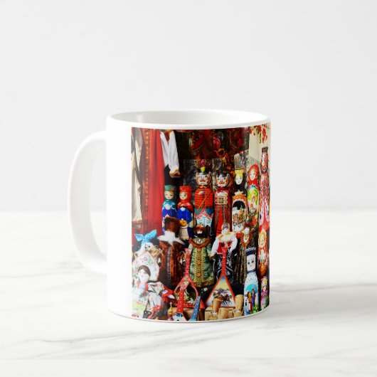 Russische poppen koffiemok (Voorkant links)