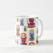 russische poppen koffiemok (Voorkant rechts)