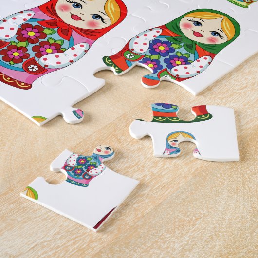 russische poppen legpuzzel (Zijkant)