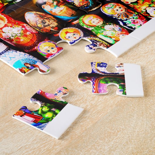 Russische poppen legpuzzel (Zijkant)