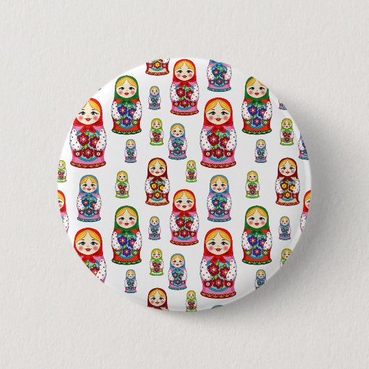 russische poppen ronde button 5,7 cm (Voorkant)