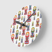 russische poppen ronde klok (Hoek)