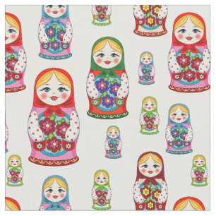 Russische poppen stof