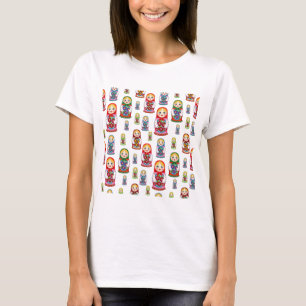 russische poppen t-shirt