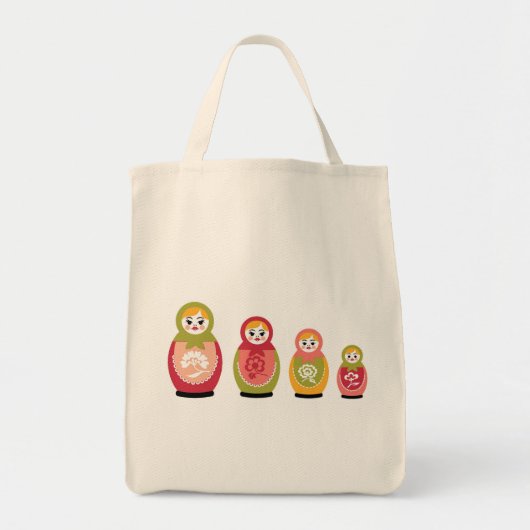 russische poppoppenkruidenierstas tote bag (Voorkant)