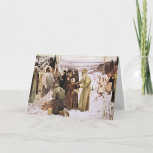 Russische priesters en paaskinderen vergoeden Jezu Kaart