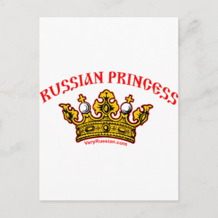 Russische prinses briefkaart